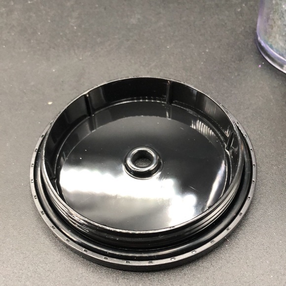 Starbucks 2019 Venti Black & Silver Cascading Snow Glitter Cold Tumbler Winter - Picture 7 of 7